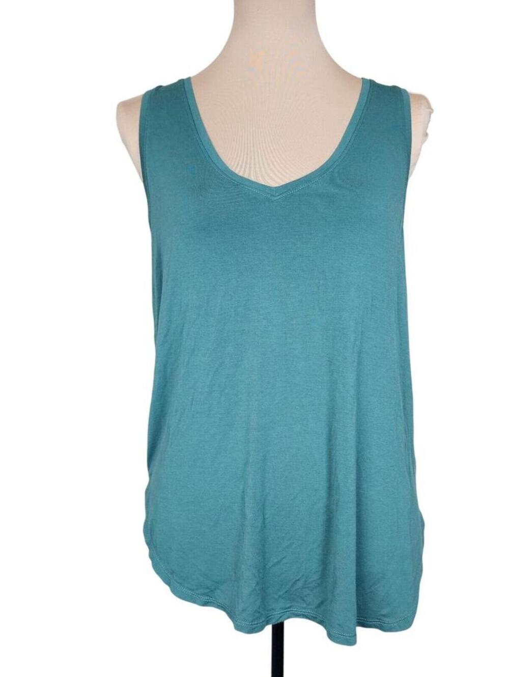 Double Zero Lovely Large Green Tank Top